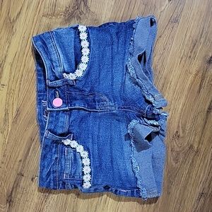 Girls denim shorts